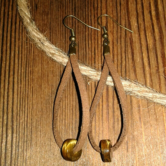 Handmade Jewelry - 💗 Ladies Leather Dangle Earrings